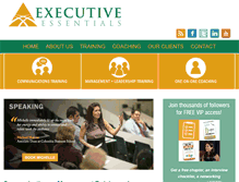 Tablet Screenshot of executiveessentials.org